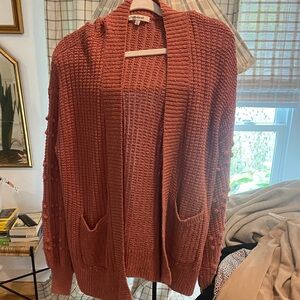 Maxwell bobble sleeve cardigan